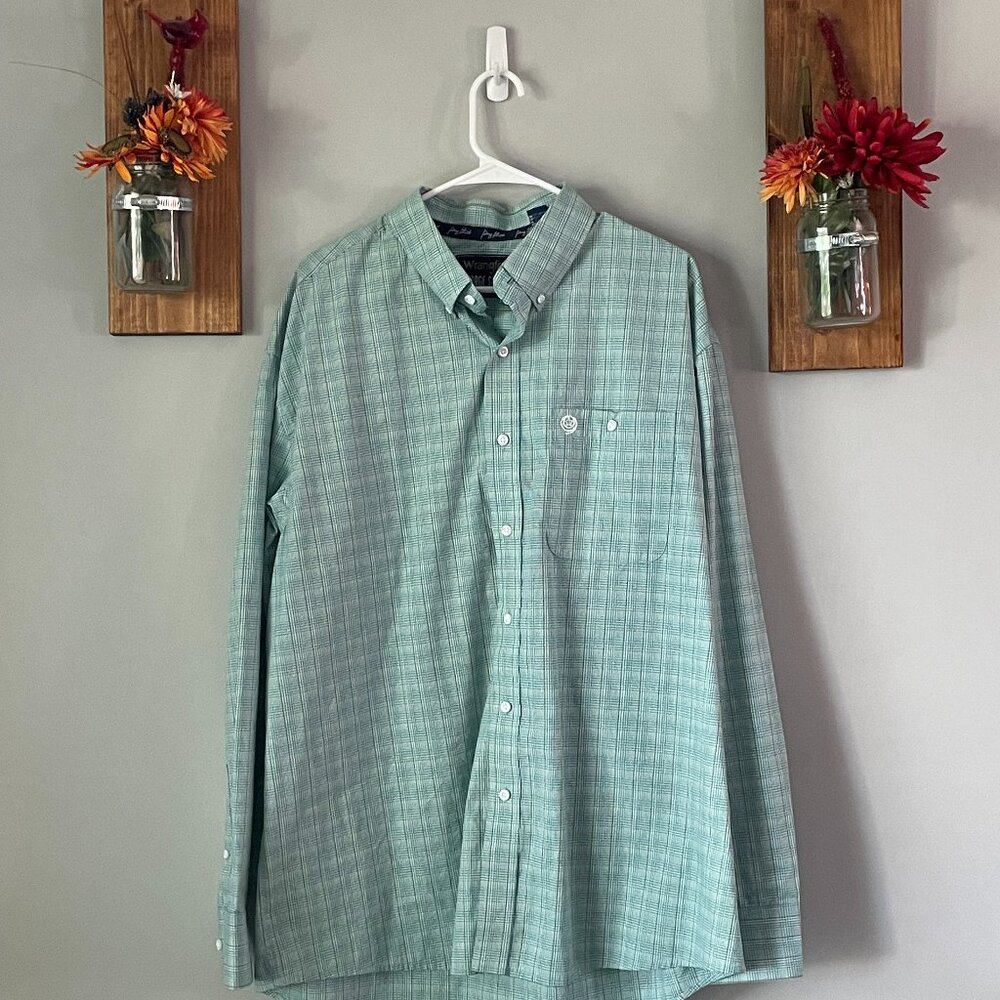 Wrangler George Straight Collection Mens Long Sleeve Button Down XL